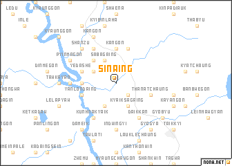 map of Sinaing