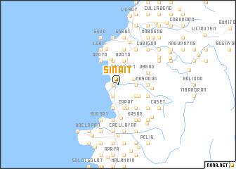 map of Sinait