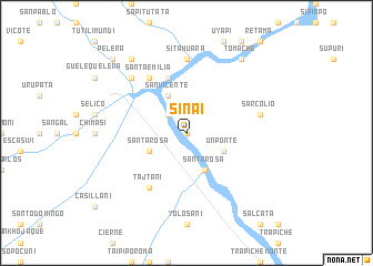 map of Sinai