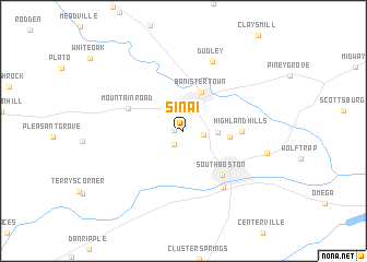 map of Sinai