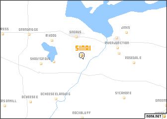 map of Sinai