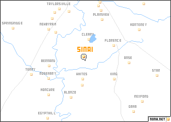 map of Sinai