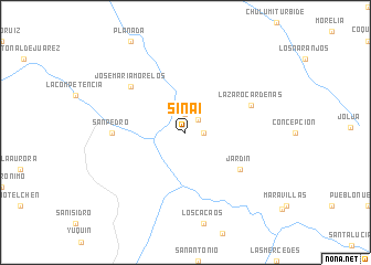 map of Sinai