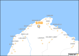 map of Sinai