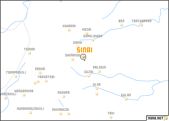 map of Sinai