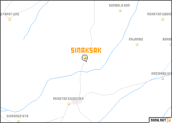 map of Sinaksak