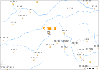 map of Sinála