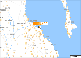 map of Sinalhan