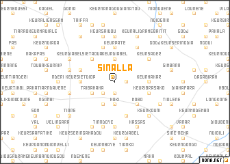 map of Sinalla