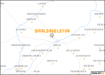 map of Sinaloa de Leyva