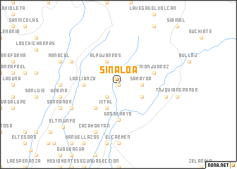 map of Sinaloa