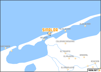 map of Sinaloa