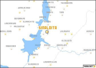 map of Sinaloita