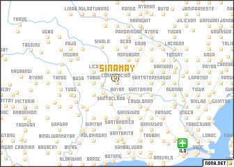 map of Sinamay