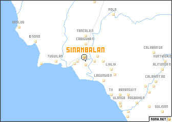 map of Sinambalan