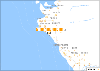 map of Sinambuangan