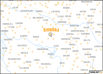 map of Sinanaj