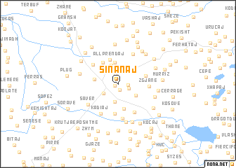 map of Sinanaj