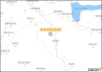 map of Sinandede