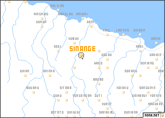 map of Sinange