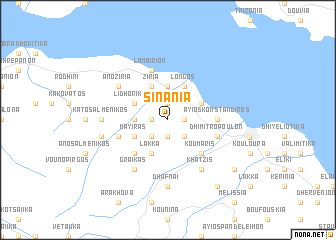 map of Sinaniá