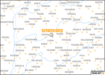 map of Sinankoro