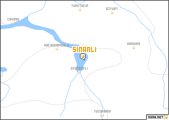 map of Sinanlı