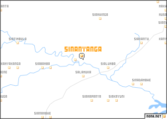 map of Sinanyanga