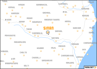 map of Sinan