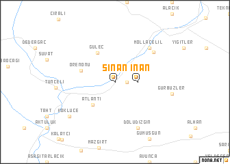 map of Sinan