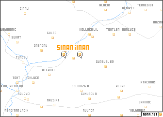 map of Sinan