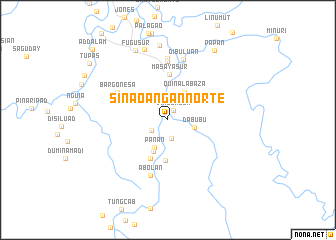 map of Sinaoañgan Norte