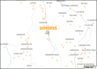 map of Sina Oros