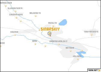 map of (( Sinarskiy ))