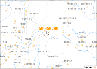 map of Sinasajan