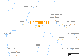 map of Sinaton East