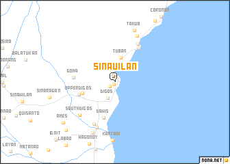 map of Sinauilan