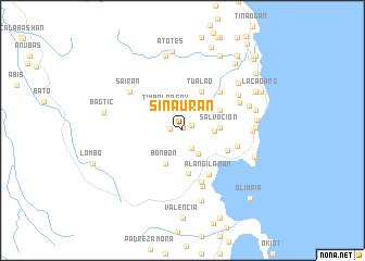 map of Sinauran