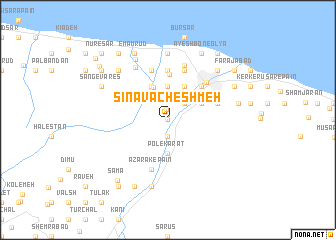 map of Sīnavā Cheshmeh