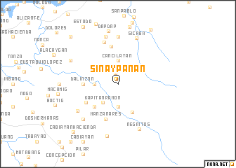 map of Sinaypanan