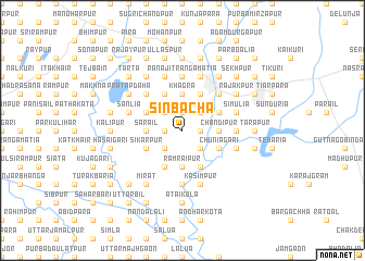 map of Sinbācha