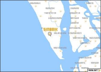 map of Sinbaik