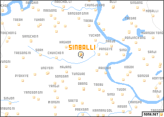 map of Sinbal-li