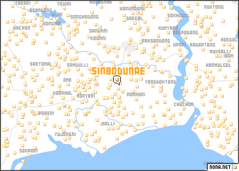 map of Sinbŏdŭnae