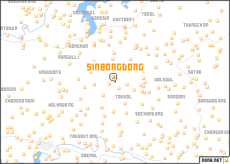 map of Sinbong-dong