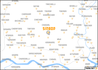 map of Sinbŏp
