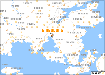 map of Sinbu-dong