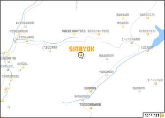 map of Sinbyŏk