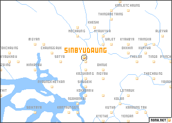 map of Sinbyudaung