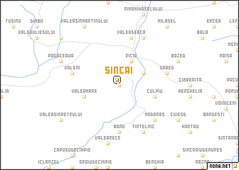 map of Şincai